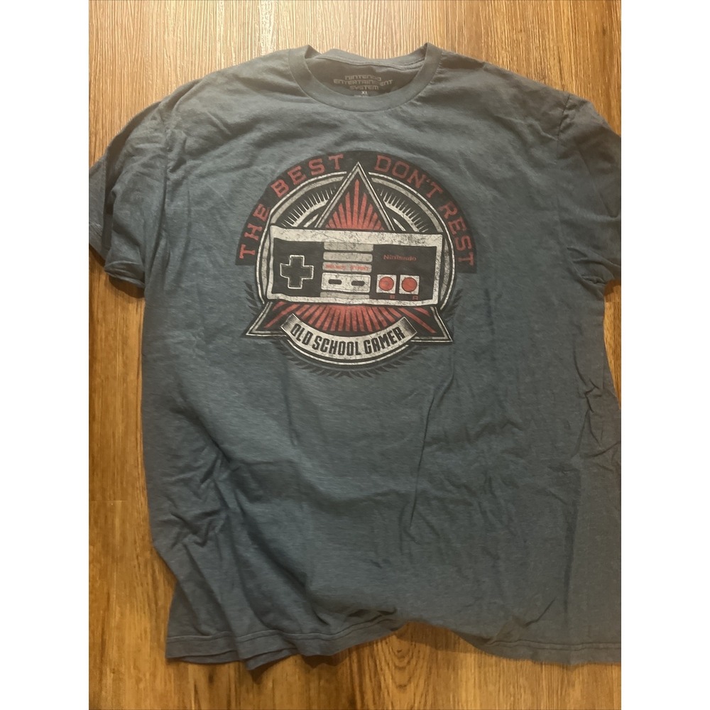 Old School Gamer Since 1985 NES Nintendo Gray Men's XL